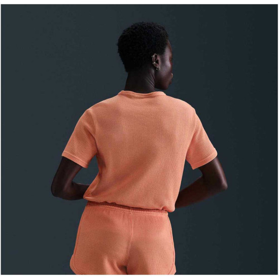 Nike Γυναικεία κοντομάνικη μπλούζα Sportswear Chill Waffle Tee Nike Γυναικεία κοντομάνικη μπλούζα Sportswear Chill Waffle Tee